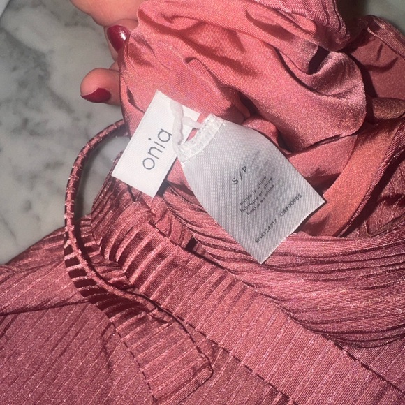 Onia Michelle Belted One Piece Swimsuit sz S/P - Picture 5 of 5